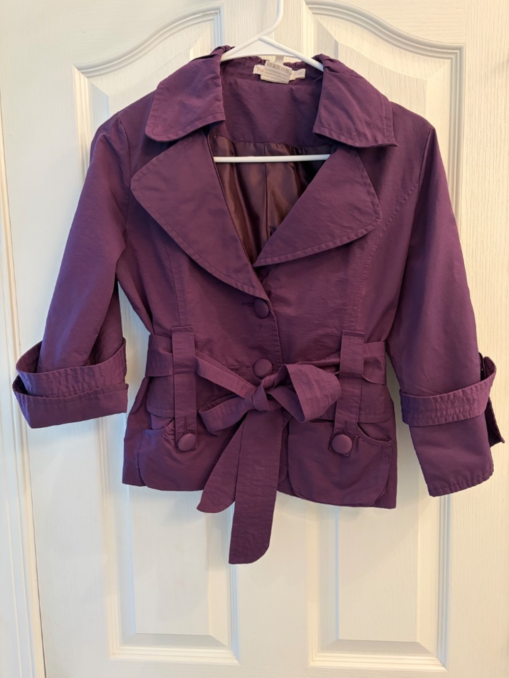 Nesley Paris Vintage Jacket Purple Women's Size S
